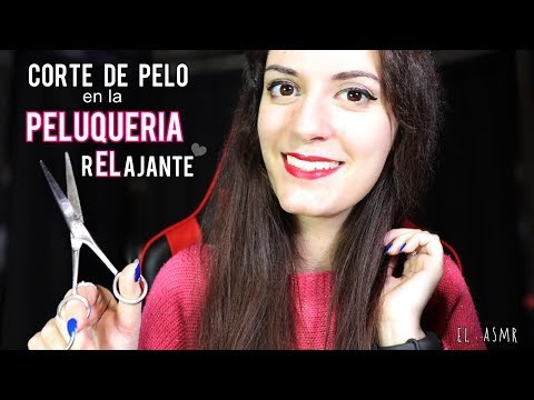 ♡ASMR español♡ CORTE DE PELO en la PELUQUERIA rELajante!♥ Roleplay Peluqueria