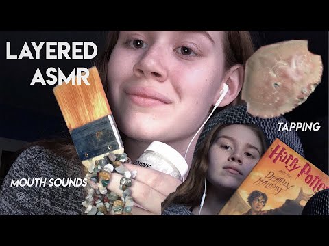 ASMR Layered Sounds (Tapping, Reading, Mouth Sounds, and more)