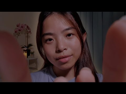 ASMR To Soothe You To Sleep 🧚🏻‍♀️ Touching & Tracing Over Your Facial Features (Close Up)