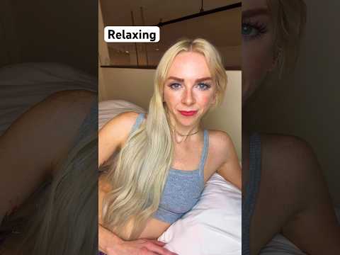 ASMR Relax in bed with me 🛏️🧘‍♀️ #shorts #asmr #meditation