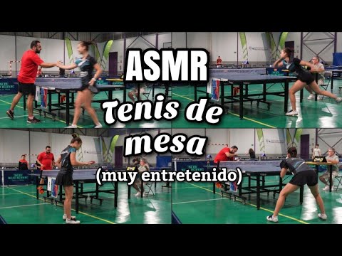 ASMR TENIS DE MESA!🏓💪🏻 TABLE TENNIS Susurros/soft spoken/talking ASMR español para dormir-Pandasmr