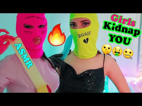 ASMR POV Ex Girlfriends Kidnap You With Duct Tape, Leather Gloves & Tickles