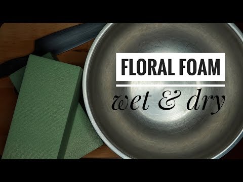 ASMR Floral Foam | EXTRA CRUNCHY CUTTING + CRUSHING | No Talking