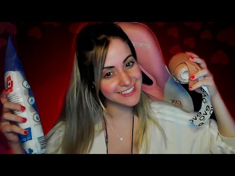 ASMR - NAMORADA CARINHOSA TE FAZENDO CURATIVO 😍