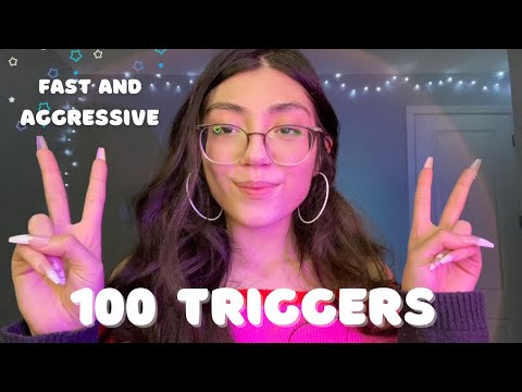 100 FAST & AGGRESSIVE TRIGGERS 🩵💘✨ Random Triggers For TINGLES
