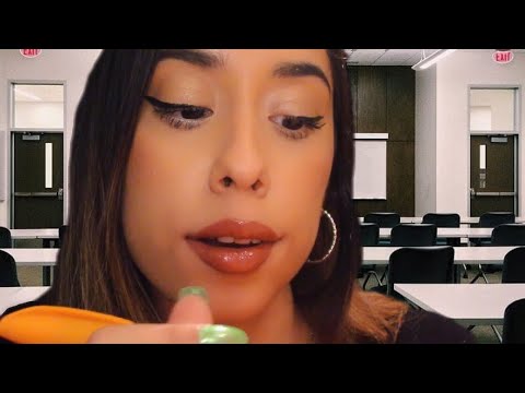 ASMR College Crush Sketching Your Face ✏️ (PERSONAL ATTENTION)