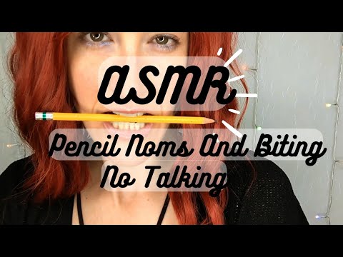 ASMR | Pencil Noms and Biting (no talking) ✏️