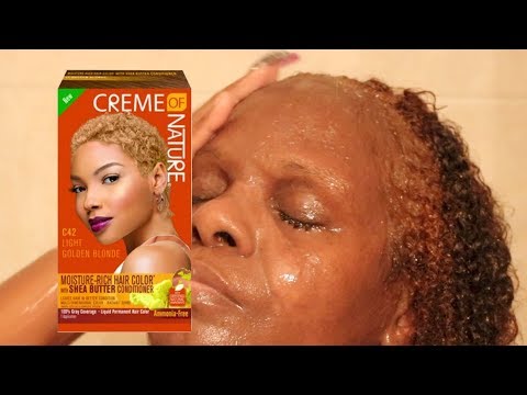 Trying Creme Of Nature ASMR Changing My Hair Color