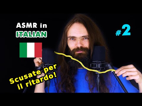 My second ASMR video in Italian (sussurrate, asmr in Italiano, video per dormire, a few triggers)