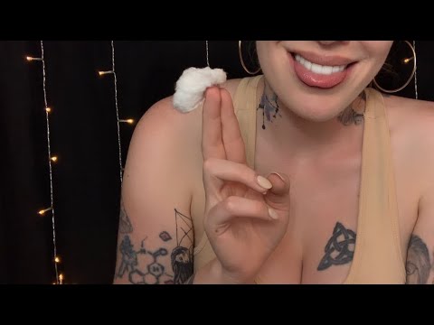 ASMR Lens Cleaning (licks, cam tapping, cotton ball, fog).. Multiple Triggers