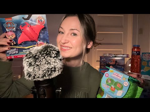 ASMR Haul: What I Got My Kids For Christmas (3 year old!)