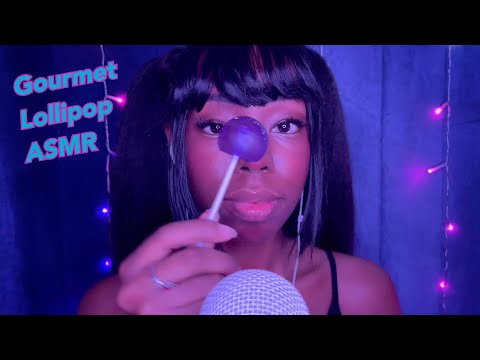 ASMR| Gourmet lollipop 🍭 Up close Extra wet mouth sounds [Custom video]