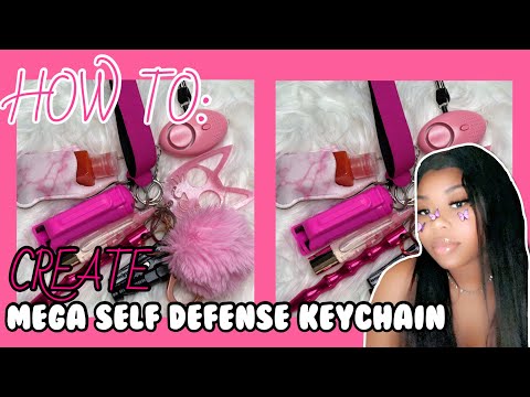 How to make a MEGA self defense keychain (MUST HAVES) *MY WEBSITE IN DESC.*