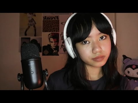 asmr repeating my intro (lots of hand movements and finger flutters)