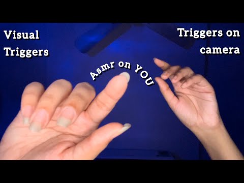 ASMR VISUAL TRIGGERS & HAND MOVEMENTS UPCLOSE TRIGGERS |