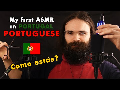 My first ASMR video in Portugal Portuguese (Sussurros, Português, Para Relaxar, a few triggers)