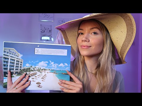 ASMR Travel Agent Roleplay | Page Turning & Typing | Soft Spoken