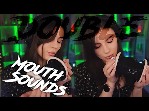 ASMR Double Mouth Sounds 💎 No Talking, 3Dio