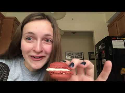 ASMR EATING ONE OF THE MOST POPULAR ASMR FOODS (MACAROONS)