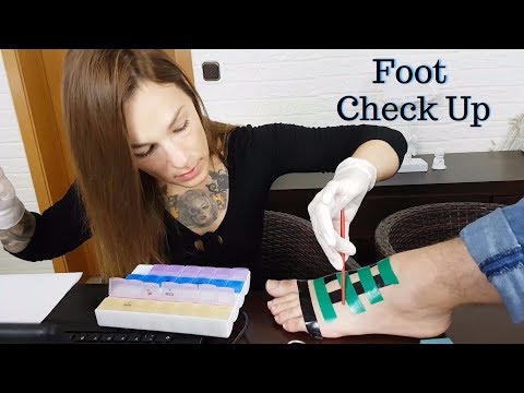 ASMR Full Foot Check Up / Treatment *Doctor Roleplay*