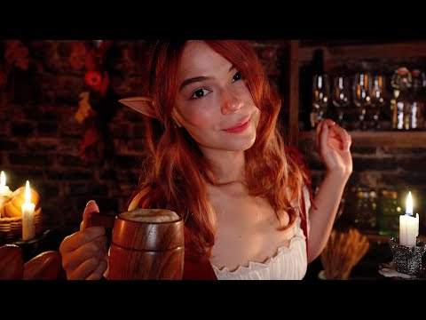 ASMR A Night at the Tavern with your Barmaid!🕯️