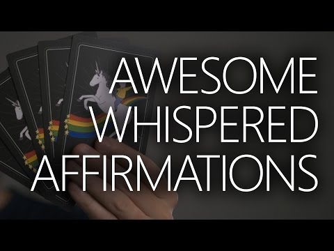 ASMR Feel better with awsome whispered affirmations! ✔ (4K)