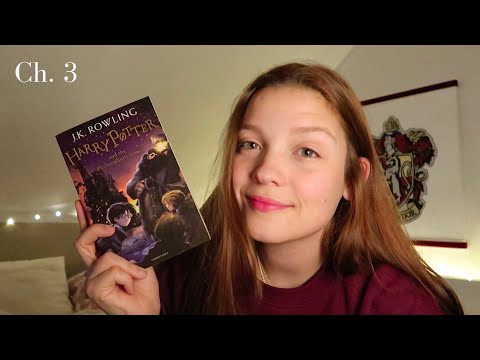 ASMR | Reading Harry Potter and the Philosopher's Stone Ch. 3 (rainy, in bed, personal attention)