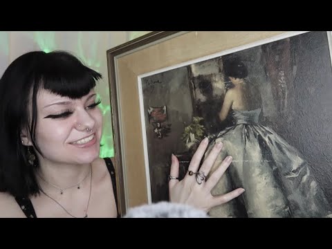 ASMR | Tracing On Art/Canvas Material 🖼 + Lots Of Rambling & Some Tapping (Brittany’s Custom Video)