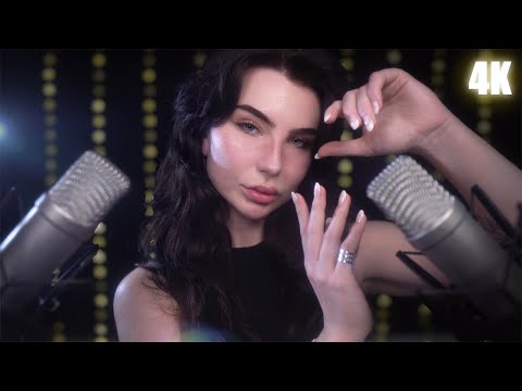 ASMR 1 Hour of Mouth Sounds, Cupped Whispers & Visuals for Sleep ‧͙⁺˚*･༓☾ (Delay/4K)