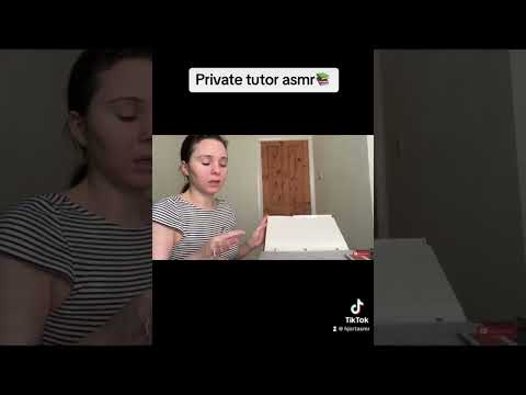 Private tutor asmr roleplay📚 #asmr #asmrroleplay #shorts