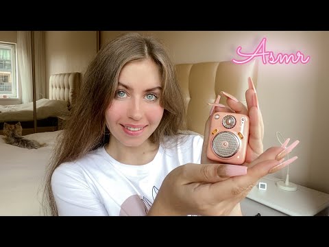ASMR Relaxing Unboxing And Long Nails Tapping | Binaural