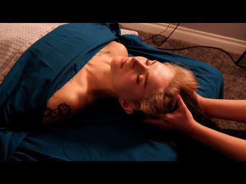 ASMR Massage On Real Person (Me!) | Massage Therapy