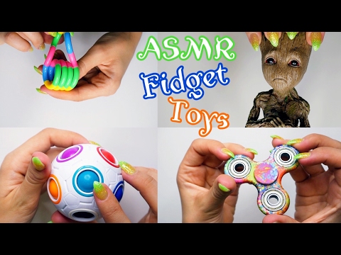 ASMR Groot and Fidget toys