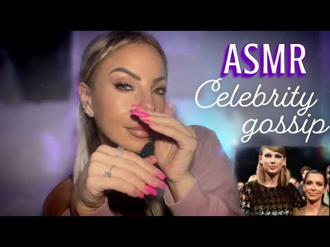 ASMR Clicky Whisper With Slight Gentle Gum Chewing Celebrity Gossip