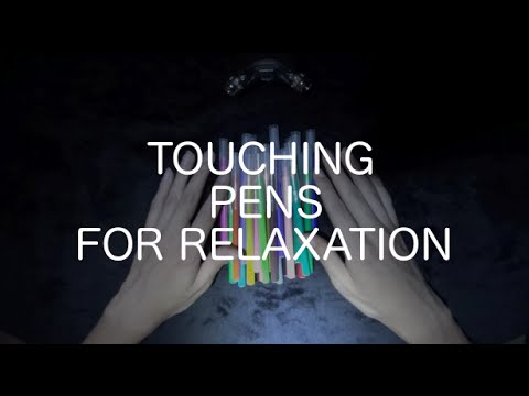 [音フェチ]ペンを触る[ASMR]Binaural Touching Pens Sound [JAPAN]