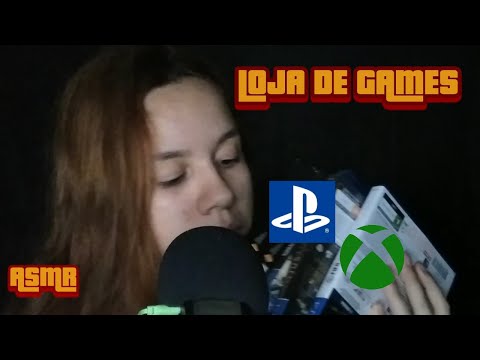 ASMR LOJA DE GAMES | ASMR VIDEO GAME STORE ROLEPLAY