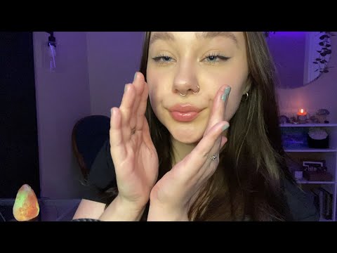 ASMR fast & aggressive mouth sounds (hand sounds, rambles)