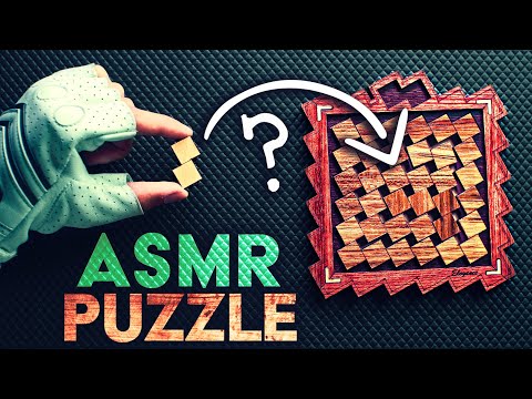 ASMR Trying to Solve the ELEGANCE WOOD PUZZLE (Part 1) 😴NO TALKING
