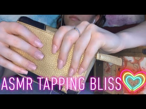 ASMR | Pure Tapping BLISS 🙌🏻😍 leather, glass, metal