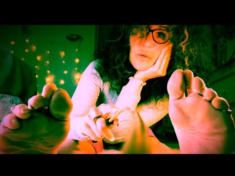 ASMR Bossy Miss Annie Role Play - footslave part 2