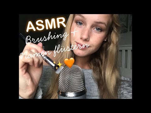 [ASMR]Brushing & Namen flüstern |RelaxASMR