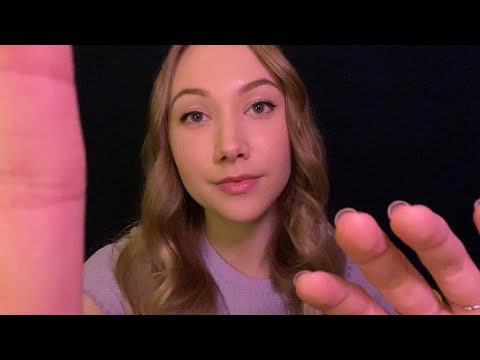 ASMR Up Close Inaudible Whispers (Mouth Sounds) & Face Touching