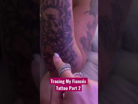 ASMR Tracing My Fiancés Tattoo Part 2 (Tingly Whispered Voiceover)