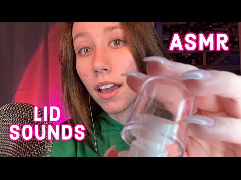 ASMR | chill lid sounds +mouth sounds +tapping