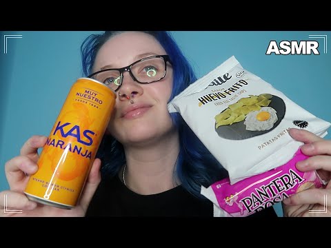 ASMR British Trying Spanish Snacks [Eating Sounds & Soft Speaking] 🇪🇸