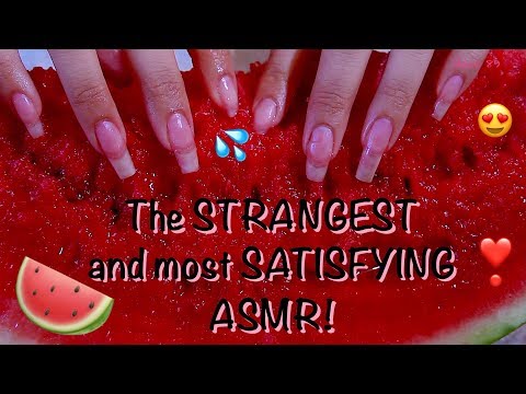 😴 The ASMR for who can't get Tingles!!! 🍉 Super RELAXING and ODDLY Satisfying with WET sounds too! 💦