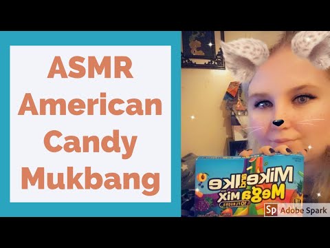 ASMR American Candy Mukbang