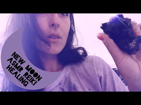 ASMR NEW MOON RITUAL. REIKI, VISUALISATION, CRYSTAL THERAPY, MANIFESTATION, NM IN CANCER ♋️