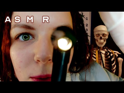 ASMR Eye exam medical doctor roleplay (a bit goofy)