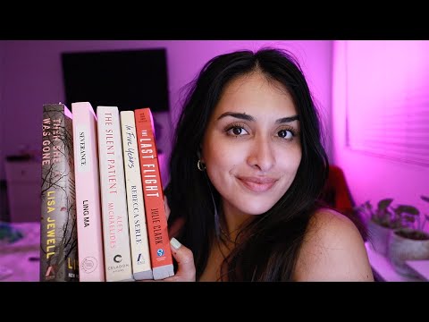 ASMR Book Haul | Soft Whispers, Page Turning, Tracing, Reading 📚